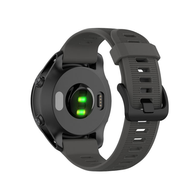 For Garmin Forerunner 945 Silicone Strap(Grey)-garmade.com