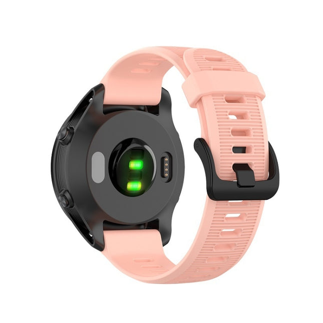 For Garmin Forerunner 945 Silicone Strap(Light Powder)-garmade.com