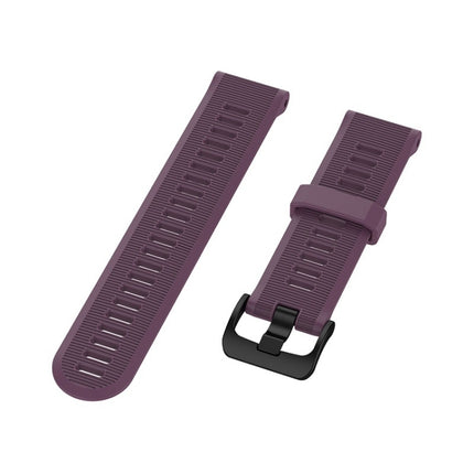For Garmin Forerunner 945 Silicone Strap(Purple)-garmade.com