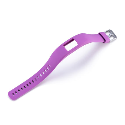 For Garmin Vivofit 4 Gloss & Color Integrated Silicone Strap(Purple)-garmade.com
