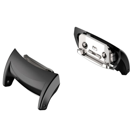 For Galaxy Fit 2 R360 Strap Metal Head(Black)-garmade.com