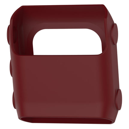 For POLAR V800 Silicone Watch Case(Red Wine)-garmade.com