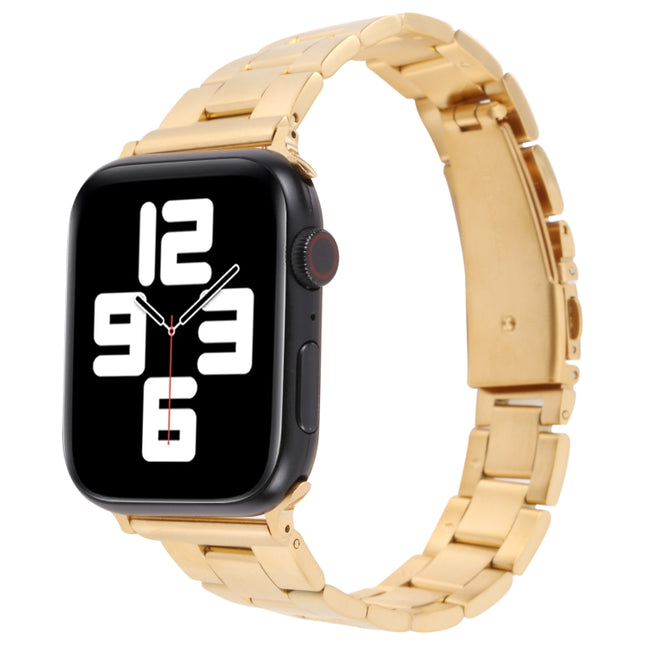 Small Waist Quick Release Watch Band For Apple Watch Series 9&8&7 41mm / SE 3&SE 2&6&SE&5&4 40mm / 3&2&1 38mm(Gold)-garmade.com