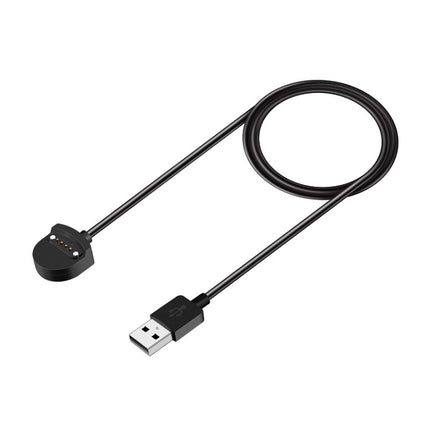 For Ticwatch E & S 1m Universal Smart Watch Magnetic Charging Cable(Black)-garmade.com