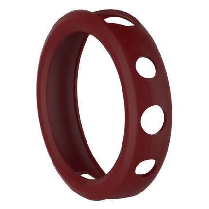 For ASUS Zenwatch 3 Silicone Watch Case(Wine Red)-garmade.com