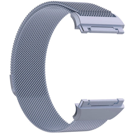 For FITBIT Ionic Milanese Watch Strap Large Size : 24X2.2cm(Space Gray)-garmade.com