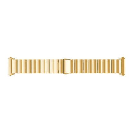 For FITBIT Ionic Stainless Steel Watch Strap(Golden)-garmade.com