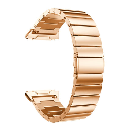 For FITBIT Ionic Stainless Steel Watch Strap(Rose Gold)-garmade.com