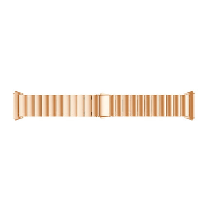 For FITBIT Ionic Stainless Steel Watch Strap(Rose Gold)-garmade.com