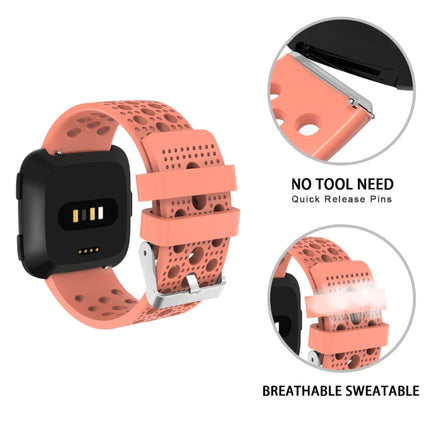 For FITBIT Versa Breathable Watch Strap(Pink)-garmade.com