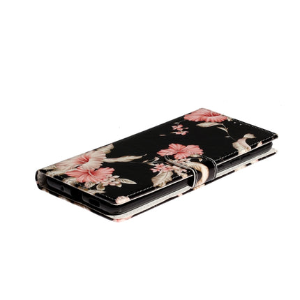For Galaxy S20+ Colored Drawing Marble Pattern Horizontal Flip PU Leather Case with Holder & Card Slots & Wallet(Azalea)-garmade.com