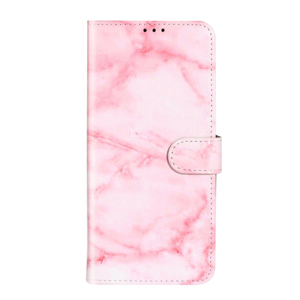 For Galaxy S20+ Colored Drawing Marble Pattern Horizontal Flip PU Leather Case with Holder & Card Slots & Wallet(Pink)-garmade.com