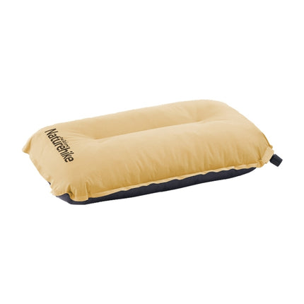 Naturehike NH17A001-L Sponge Automatic Inflatable Travel Portable Cushion Pillow(Yellow)-garmade.com