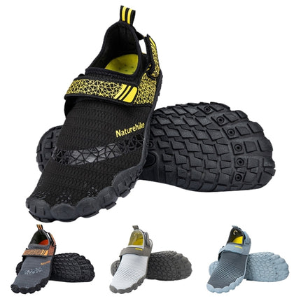Naturehike NH20FS022 Rubber Sole Quick-drying Beach Shoes, Size:L(Blue+Grey)-garmade.com