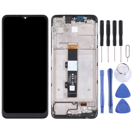 TFT LCD Screen for Motorola G Pure Digitizer Full Assembly with Frame-garmade.com