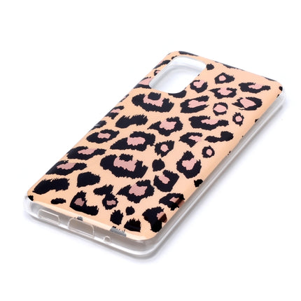 For Galaxy S20 Plating Marble Pattern Soft TPU Protective Case(Leopard)-garmade.com