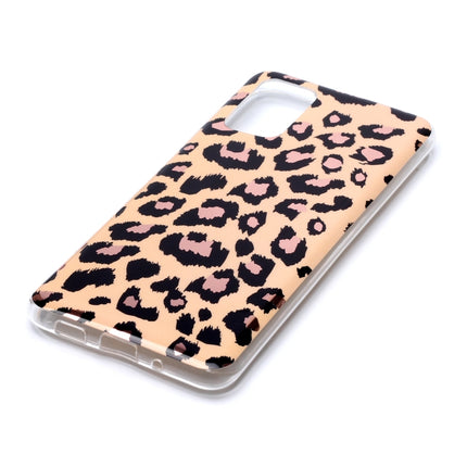 For Galaxy S20+ Plating Marble Pattern Soft TPU Protective Case(Leopard)-garmade.com
