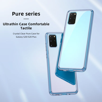 For Galaxy S20 ROCK Pure Series Slim TPU + HD PC Protective Case(Transparent)-garmade.com