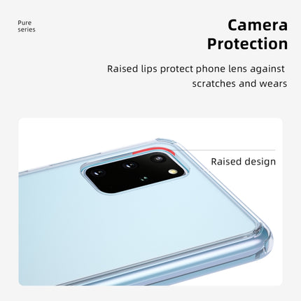 For Galaxy S20 ROCK Pure Series Slim TPU + HD PC Protective Case(Transparent)-garmade.com