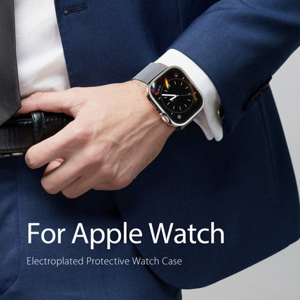 DUX DUCIS Electroplated PC Watch Case For Apple Watch Series 9 / 8 / 7 41mm(Black)-garmade.com