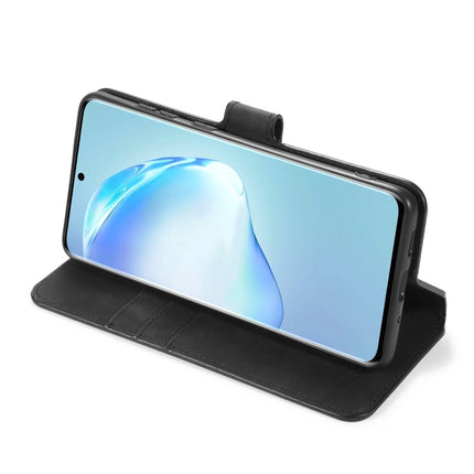 For Galaxy S20 DG.MING Retro Oil Side Horizontal Flip Case with Holder & Card Slots & Wallet(Black)-garmade.com
