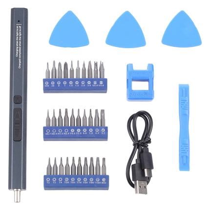 33 in 1 Type-C Port Rechargeable Cordless Electric Screwdriver Set-garmade.com