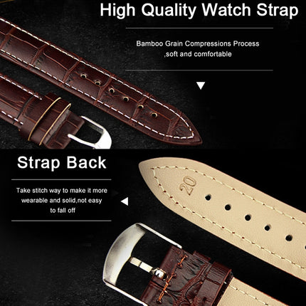 YAZOLE 315 Simple Large Dial Waterproof Sports Quartz Watch(Black+Brown)-garmade.com