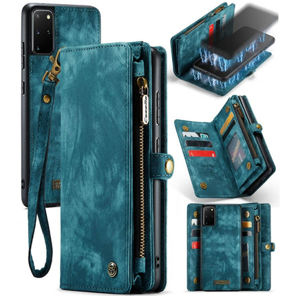 For Galaxy S20 Ultra CaseMe Detachable Multifunctional Horizontal Flip Leather Case, with Card Slot & Holder & Zipper Wallet & Photo Frame(Green)-garmade.com