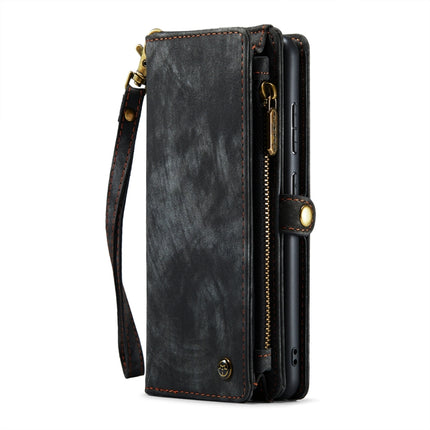 For Galaxy S20 Plus CaseMe Detachable Multifunctional Horizontal Flip Leather Case, with Card Slot & Holder & Zipper Wallet & Photo Frame(Black)-garmade.com