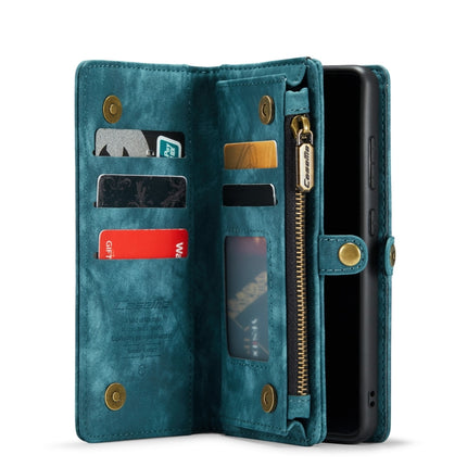 For Galaxy S20 Plus CaseMe Detachable Multifunctional Horizontal Flip Leather Case, with Card Slot & Holder & Zipper Wallet & Photo Frame(Green)-garmade.com