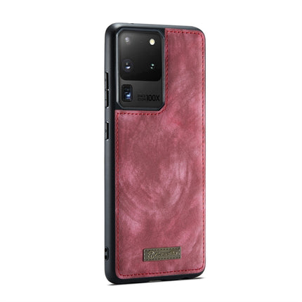 For Galaxy S20 Plus CaseMe Detachable Multifunctional Horizontal Flip Leather Case, with Card Slot & Holder & Zipper Wallet & Photo Frame(Red)-garmade.com