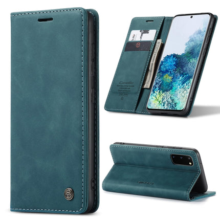 For Galaxy S20 CaseMe Multifunctional Horizontal Flip Leather Case, with Card Slot & Holder & Wallet(Blue)-garmade.com