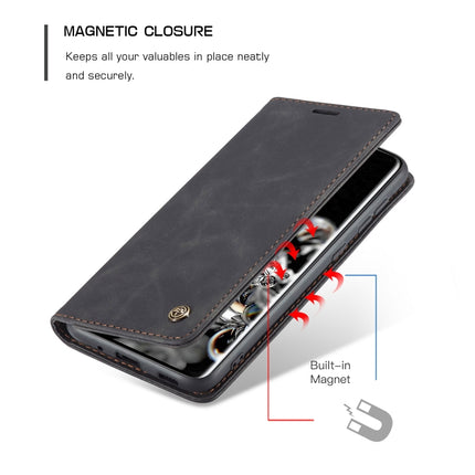 For Galaxy S20 Plus CaseMe Multifunctional Horizontal Flip Leather Case, with Card Slot & Holder & Wallet(Black)-garmade.com