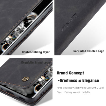 For Galaxy S20 Plus CaseMe Multifunctional Horizontal Flip Leather Case, with Card Slot & Holder & Wallet(Black)-garmade.com