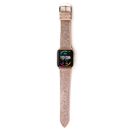 Glitter Starry Sky Watch Band For Apple Watch Ultra 49mm&Watch Ultra 2 49mm / Series 9&8&7 45mm / SE 3&SE 2&6&SE&5&4 44mm / 3&2&1 42mm(Pink)-garmade.com