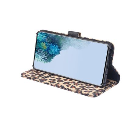 For Galaxy S20+ Leopard Pattern Horizontal Flip Leather Case with Holder & Card Slots(Yellow)-garmade.com