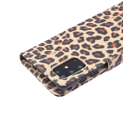 For Galaxy S20+ Leopard Pattern Horizontal Flip Leather Case with Holder & Card Slots(Yellow)-garmade.com