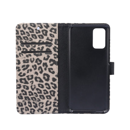 For Galaxy S20+ Leopard Pattern Horizontal Flip Leather Case with Holder & Card Slots(Brown)-garmade.com