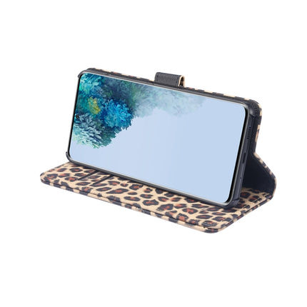 For Galaxy S20 Ultra Leopard Pattern Horizontal Flip Leather Case with Holder & Card Slots(Yellow)-garmade.com