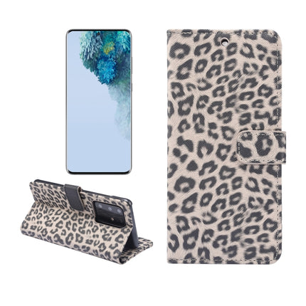 For Galaxy S20 Ultra Leopard Pattern Horizontal Flip Leather Case with Holder & Card Slots(Brown)-garmade.com