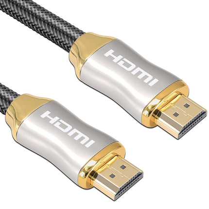 For HDMI 2.1 1m HD 8K PS4 Cable 4K2K 144Hz Projector Notebook Set-Top Box Cable(Golden)-garmade.com