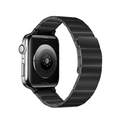 Magnetic Steel Watch Band For Apple Watch Ultra 49mm&Watch Ultra 2 49mm / Series 9&8&7 45mm / SE 3&SE 2&6&SE&5&4 44mm / 3&2&1 42mm(Black)-garmade.com