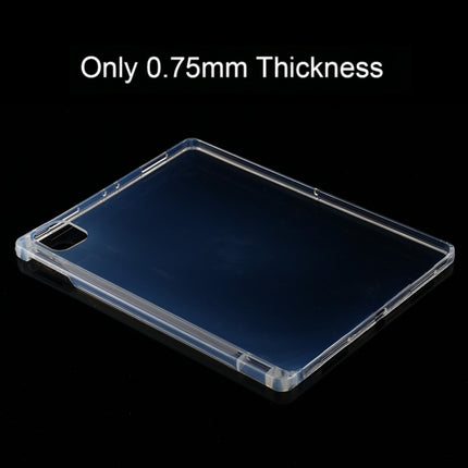 For iPad Pro 11 2022 / 2021 / 2020 0.75mm Transparent TPU Protective Tablet Case with Pen Slot-garmade.com