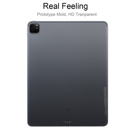 For iPad Pro 12.9 inch 2022 / 2021 / 2020 0.75mm HD Transparent TPU Protective Tablet Case-garmade.com