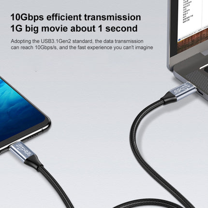 50cm 10Gbps USB-C / Type-C Male to Male Charging Data Transmission Cable-garmade.com