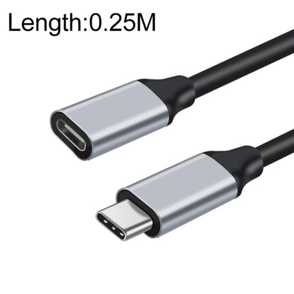 25cm 10Gbps USB-C / Type-C Male to Female Charging Data Transmission Extension Cable-garmade.com