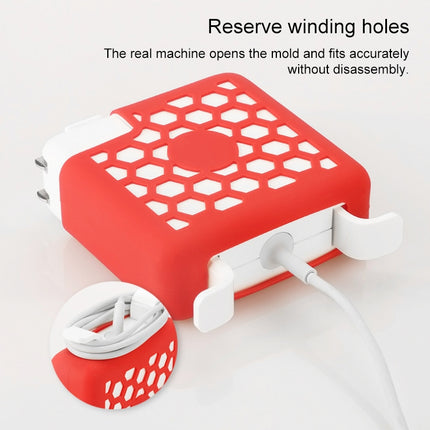 iPad Series 10W / 12W Power Adapter Protective Cover(Red)-garmade.com