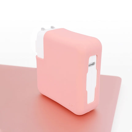 For Macbook Retina 12 inch 29W Power Adapter Protective Cover(Pink)-garmade.com