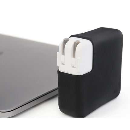 For Macbook Pro 13 inch 61W Power Adapter Protective Cover(Black)-garmade.com