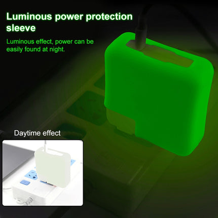 For Macbook Pro 15 inch A1707(Touch Bar) Power Adapter Protective Cover(Luminous Color)-garmade.com
